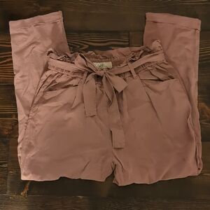 Thread & Supply Blush Paperbag Waist Pants